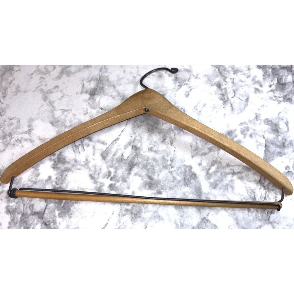 Vintage Turner Bros. Chicago Clothier ~ Wood Wooden Suit Coat Clothes Hangers